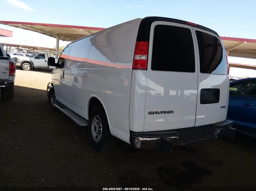 2022 GMC SAVANA CARGO RWD 2500 REGULAR WHEELBASE WORK VAN