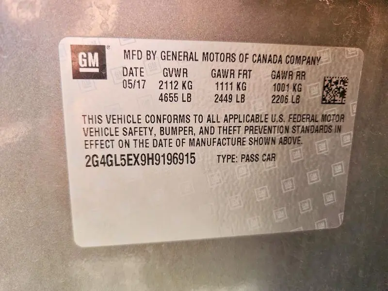 2017 BUICK REGAL SPORT TOURING  