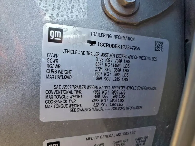 2023 CHEVROLET SILVERADO K1500 CUSTOM  