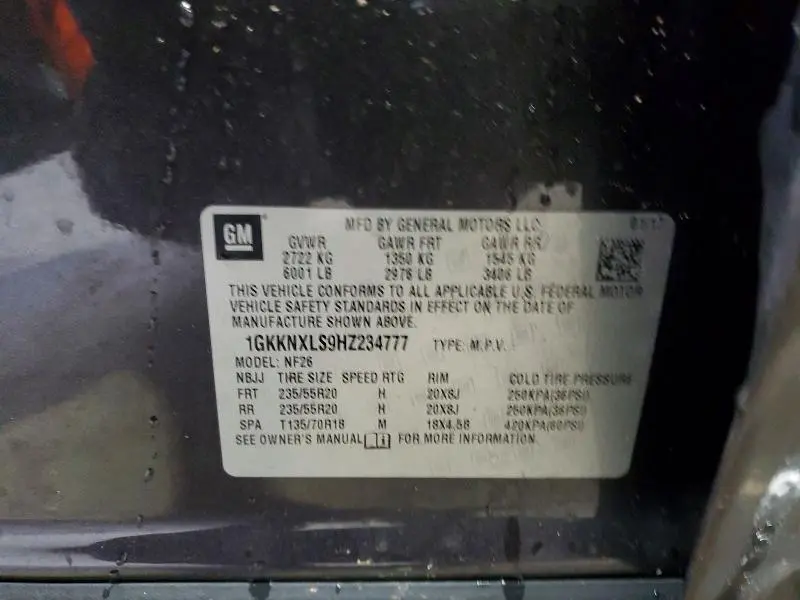 2017 GMC ACADIA DENALI  