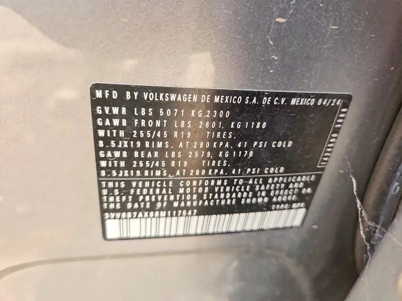 2024 VOLKSWAGEN TIGUAN SE R-LINE BLACK  