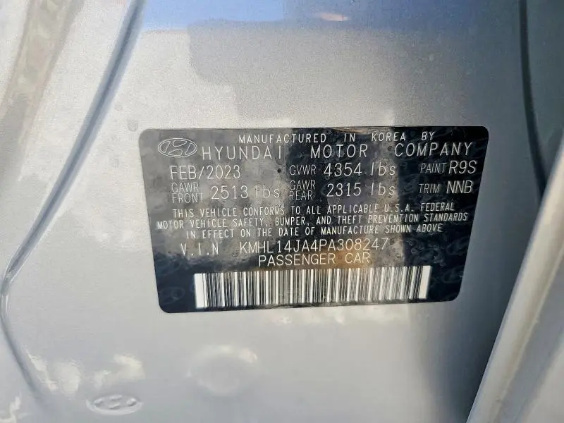 2023 HYUNDAI SONATA SEL  