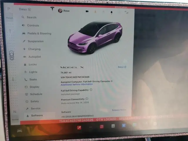 2022 TESLA MODEL X   