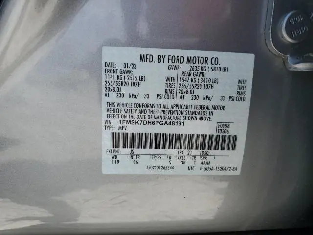 2023 FORD EXPLORER XLT  