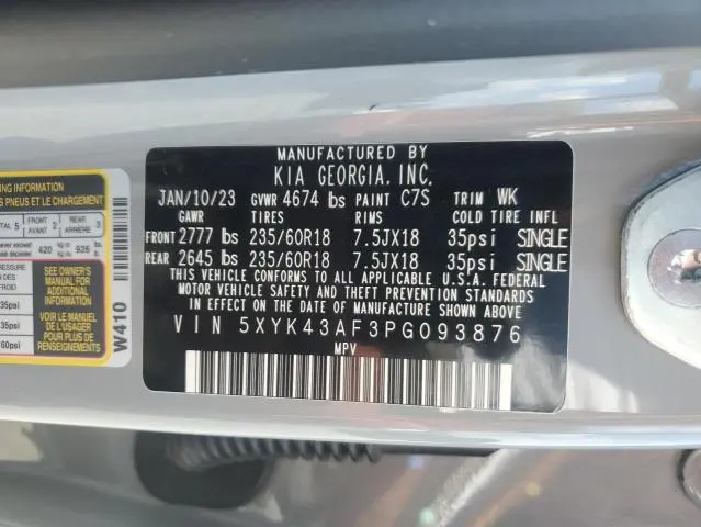 2023 KIA SPORTAGE SX  