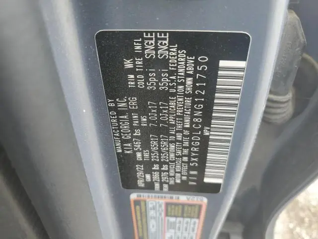 2022 KIA SORENTO LX  