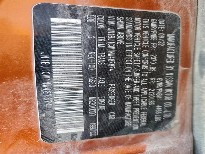 2022 NISSAN ROGUE SPORT SL  