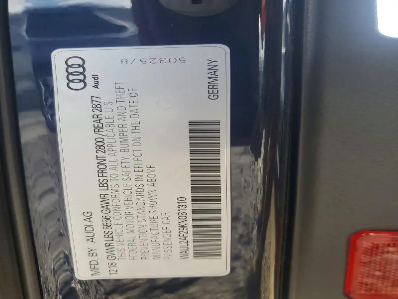 2019 AUDI A6 PREMIUM PLUS  