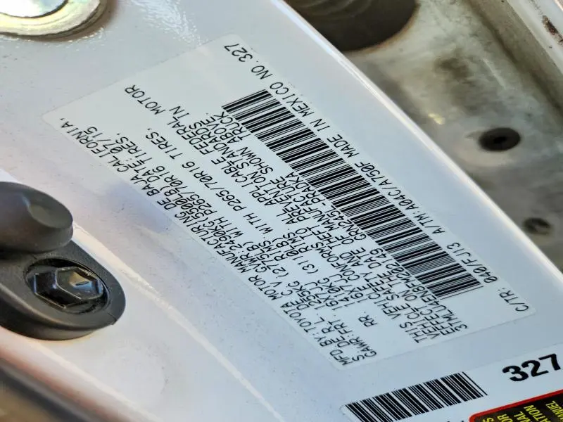 2015 TOYOTA TACOMA DOUBLE CAB  