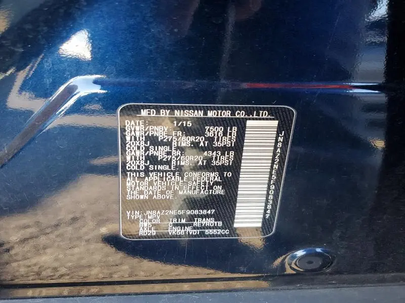 2015 INFINITI QX80 BASE  