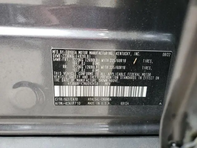 2022 TOYOTA RAV4 XLE PREMIUM  