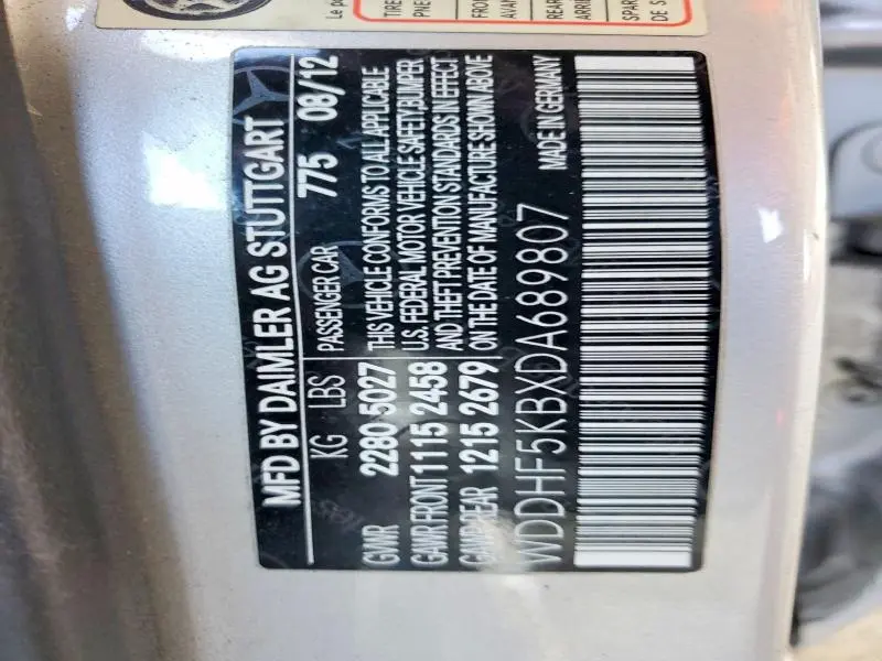 2013 MERCEDES-BENZ E 350  
