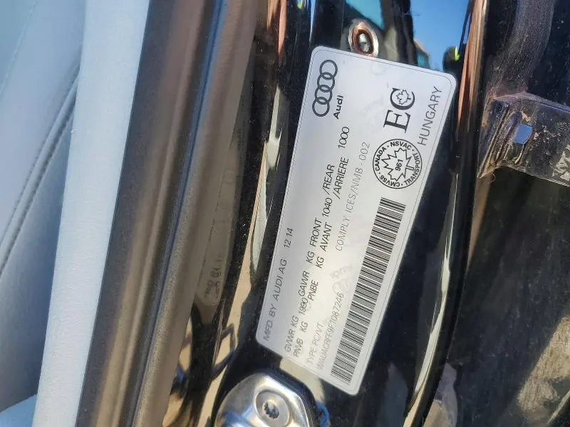 2015 AUDI A3 PREMIUM  