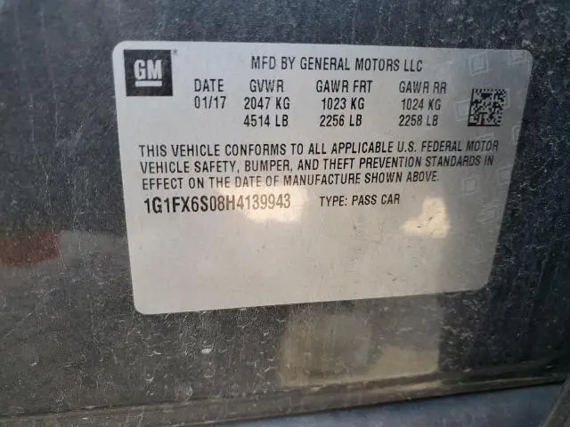 2017 CHEVROLET BOLT EV PREMIER  