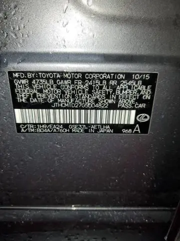 2016 LEXUS IS 300 BASE  