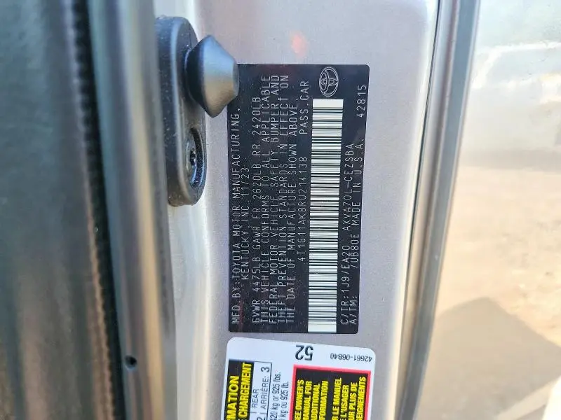 2024 TOYOTA CAMRY SE  