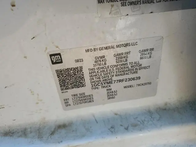 2024 CHEVROLET SILVERADO K2500 CUSTOM  