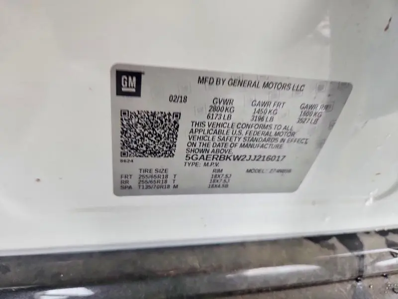 2018 BUICK ENCLAVE ESSENCE  