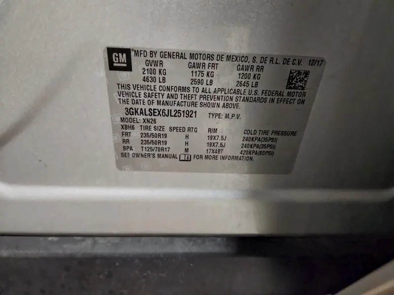 2018 GMC TERRAIN DENALI  