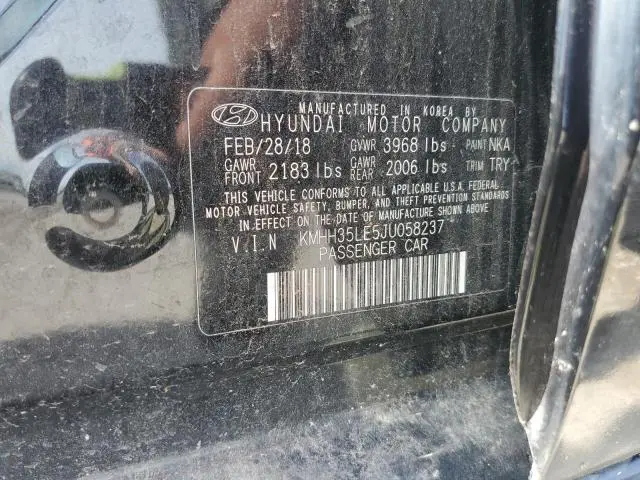 2018 HYUNDAI ELANTRA GT   