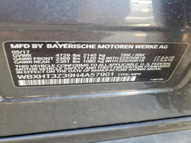 2017 BMW X1 XDRIVE28I  
