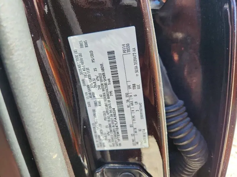 2020 FORD F150 SUPERCREW  