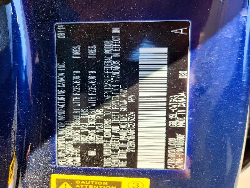 2015 LEXUS RX 350 BASE  