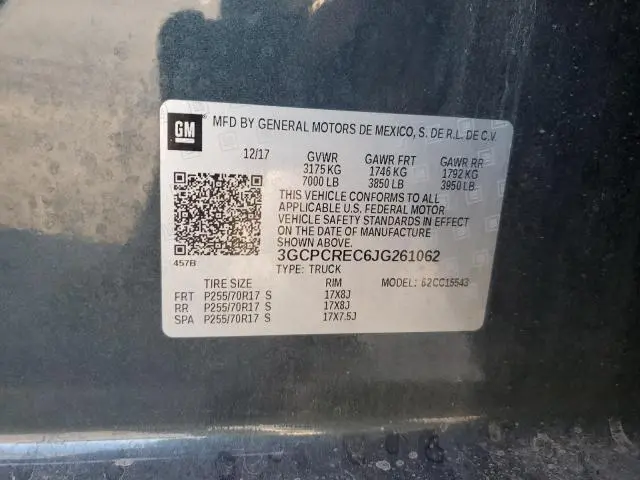 2018 CHEVROLET SILVERADO C1500 LT  