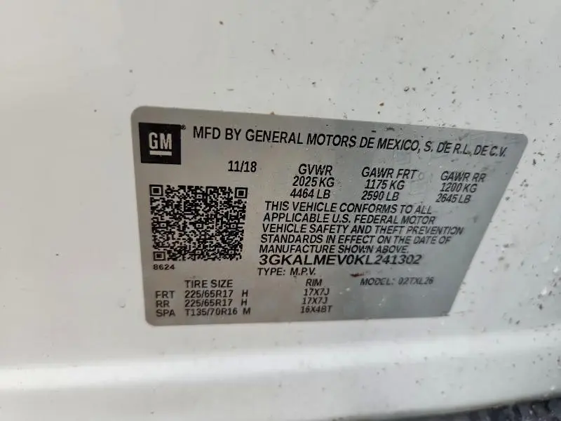 2019 GMC TERRAIN SLE  
