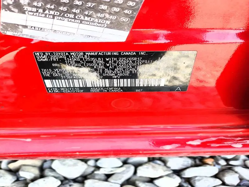 2012 TOYOTA RAV4 BASE  
