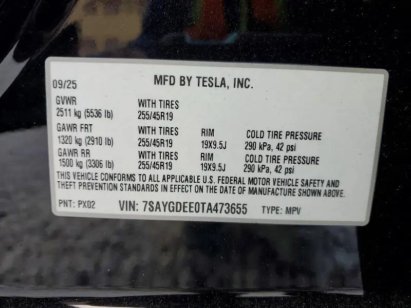 2026 TESLA MODEL Y   