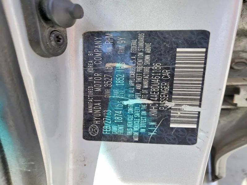 2013 HYUNDAI ACCENT GLS  