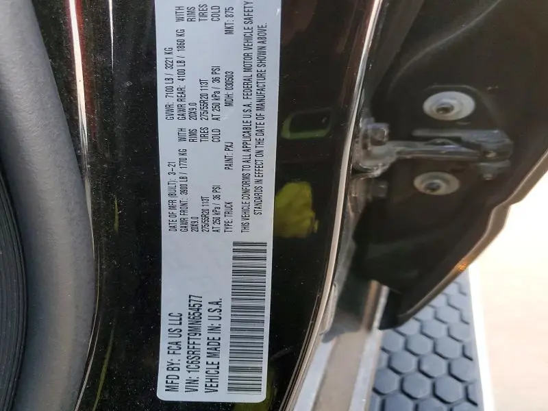 2021 RAM 1500 BIG HORN  