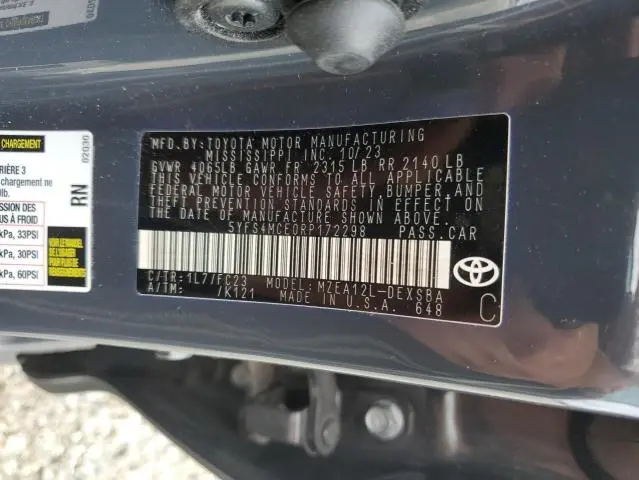 2024 TOYOTA COROLLA SE  