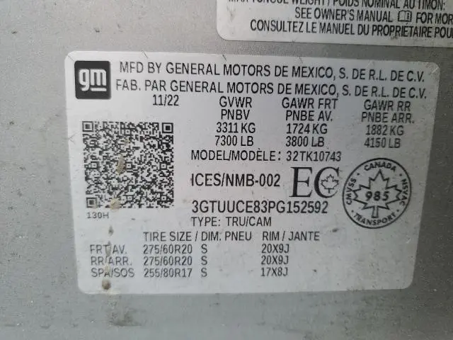 2023 GMC SIERRA K1500 ELEVATION  