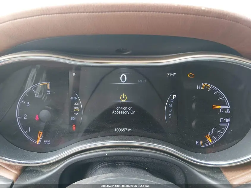 2015 JEEP GRAND CHEROKEE SUMMIT