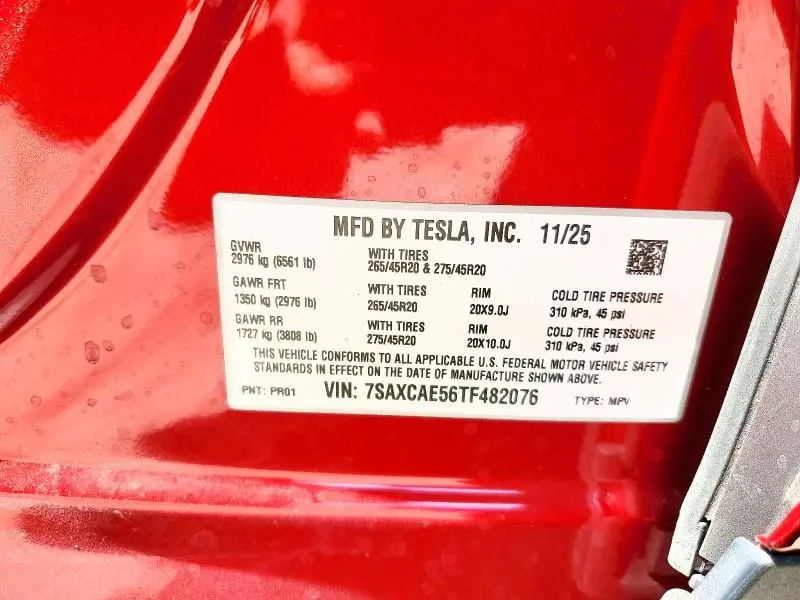 2026 TESLA MODEL X   