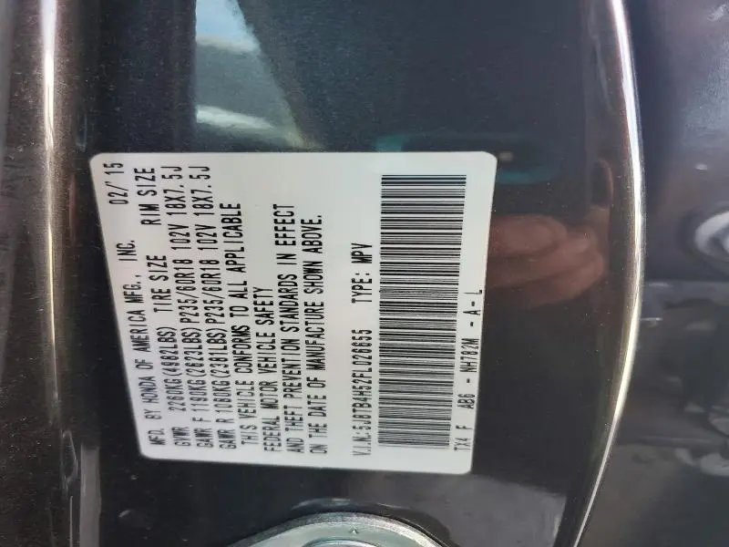 2015 ACURA RDX TECHNOLOGY  