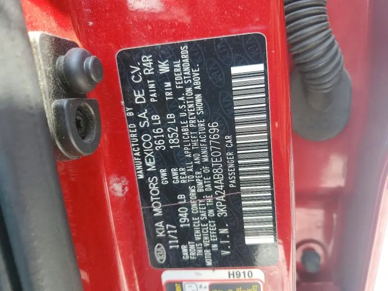 2018 KIA RIO LX  