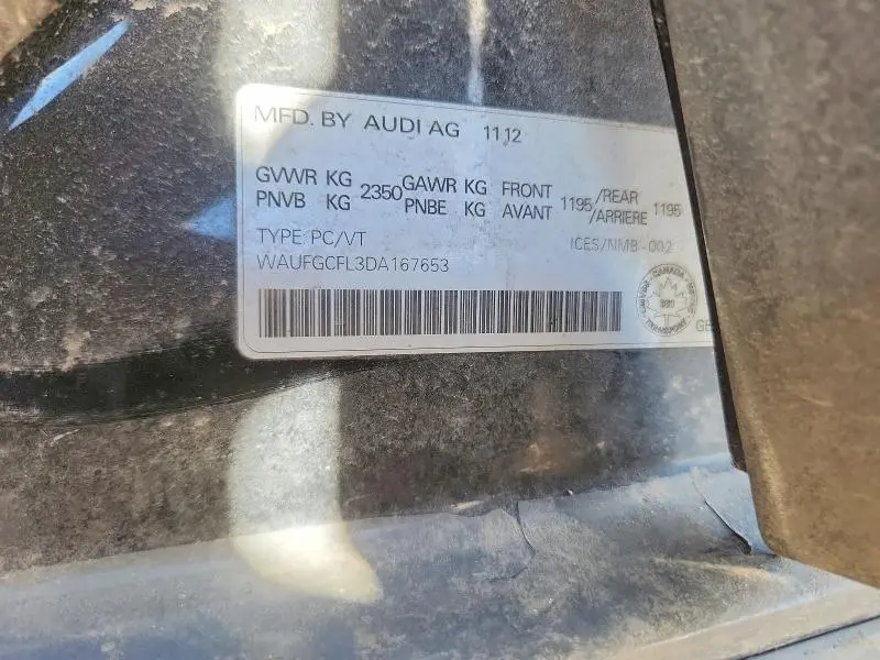 2013 AUDI S4 UNKNOWN  