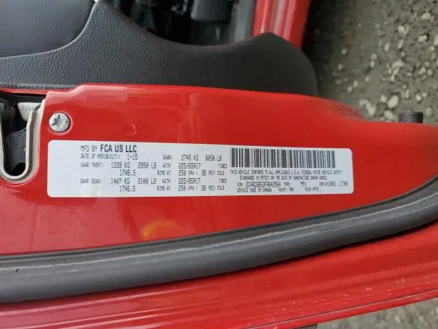 2015 DODGE GRAND CARAVAN SE  