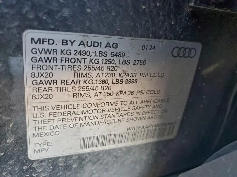 2024 AUDI Q5 PREMIUM PLUS 45  