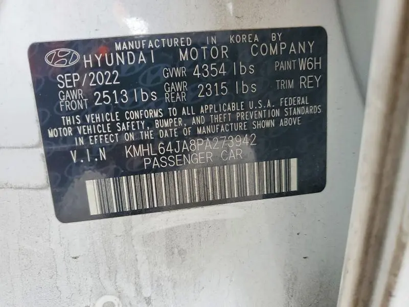 2023 HYUNDAI SONATA SEL  