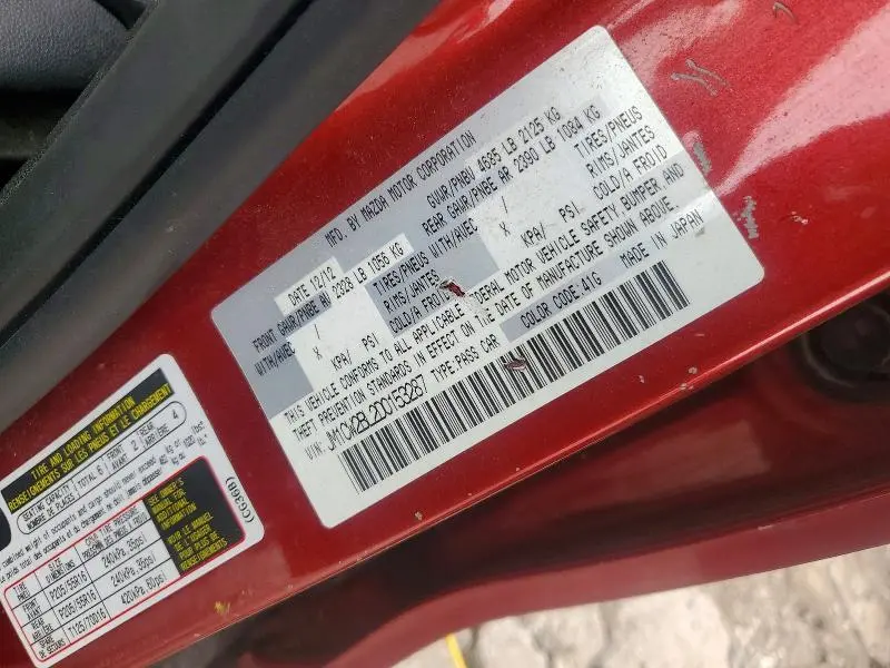 2013 MAZDA 5   