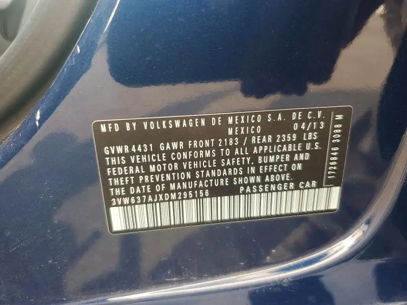 2013 VOLKSWAGEN JETTA HYBRID  