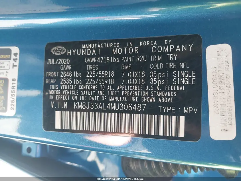 2021 HYUNDAI TUCSON SEL