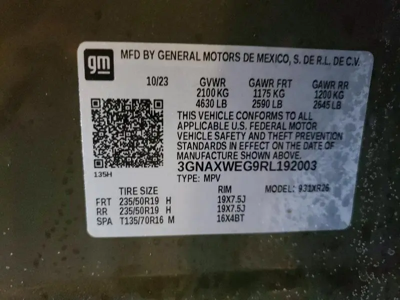 2024 CHEVROLET EQUINOX RS  