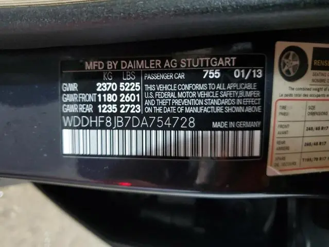 2013 MERCEDES-BENZ E 350 4MATIC