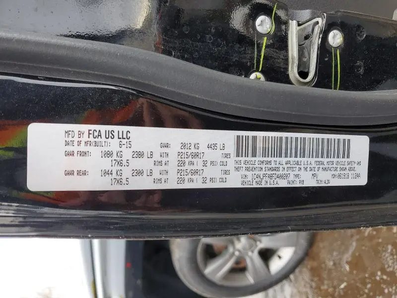 2015 JEEP PATRIOT LATITUDE  