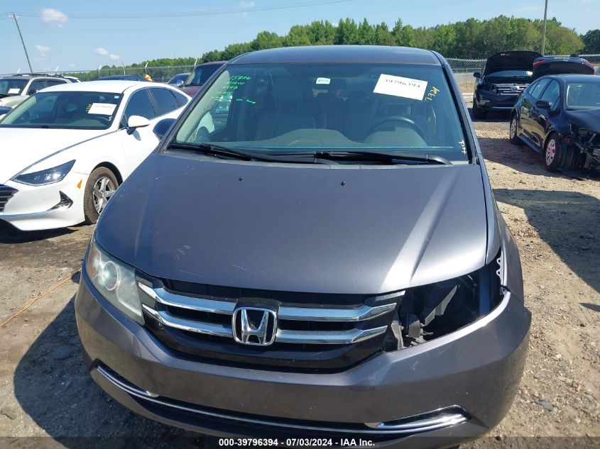 2016 HONDA ODYSSEY SE